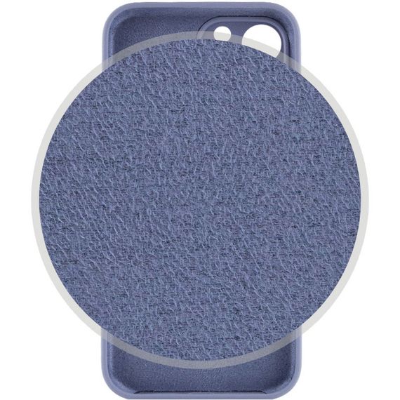 Чехол Silicone Case Full Camera Protective (AA) для Apple iPhone 13 Pro (6.1") Серый / Lavender Gray | Зображення 2