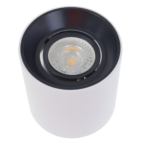 Подсветка тубус накладная AL-709/1 GU5.3 BK/WH MR16