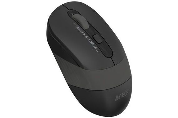 Миша бездротова A4Tech Fstyler FG10 (Grey),  USB, колір чорний+сірий | Зображення 2