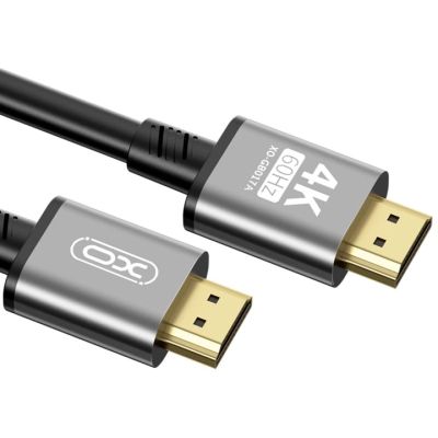 Кабель мультимедийный HDMI to HDMI 3.0m v2.0 black XO (GB017A-HDMI.tranish) | Зображення 2