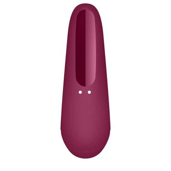 Вакуумний кліторальний стимулятор Satisfyer Curvy 1+ Rose Red з керуванням через інтернет Sex Aura | Зображення 2