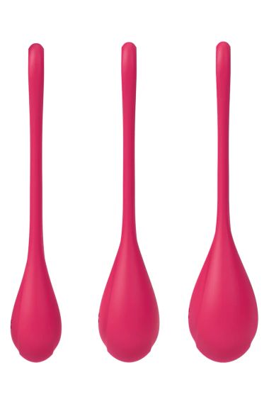 Набір вагінальних кульок Satisfyer Yoni Power 1 червоний Sex Aura | Зображення 2