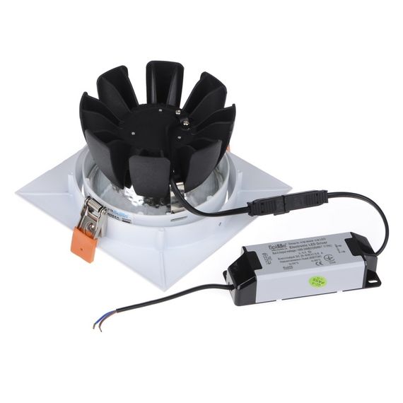 Светильник потолочный LED врезной  LED-41/20W COB CW DL | Зображення 2