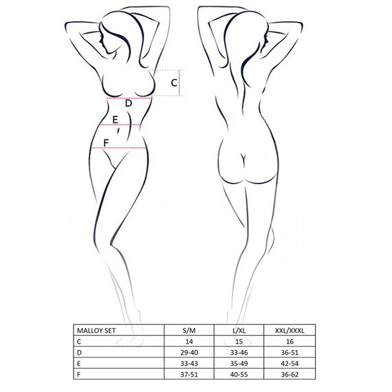 Костюм зайчика Passion MALLOY SET XXL/XXXL, трусики, топік і вушка | Зображення 2