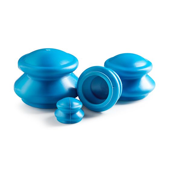 Вакуумні масажні банки 4FIZJO для тіла (китайські/атницелюлітні банки) 4 шт 4FJ0233 (P-5907739312204)