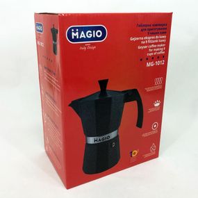 Гейзерная кофеварка для индукции Magio MG-1012, Гейзерная кофеварка из нержавейки, Кофеварка EY-809 для дома
