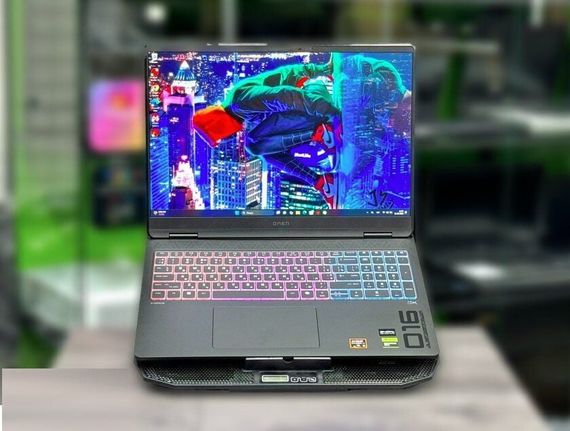 Игровой ноутбук HP Omen Max 16z-ak000 / 16" (2560x1600) IPS / AMD Ryzen AI 9 HX 375 (12 (24) ядер по 2.0 - 5.1 GHz) / 16 GB DDR5 / 1000 GB SSD M.2 / nVidia GeForce RTX 5060, 8 GB GDDR7, 128-bit / WebCam / Win 11 Home б/у | Зображення 1