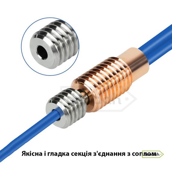 Горло-термобарьер (шпілька) Тітан-Мідь - Ventor Heatbreak CR-10 V2 | Зображення 2