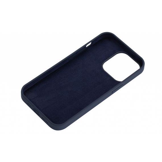 Чохол до мобільного телефона 2E Basic Apple iPhone 13 Pro, Liquid Silicone, Midnight Blue (2E-IPH-13PR-OCLS-MB) | Зображення 1