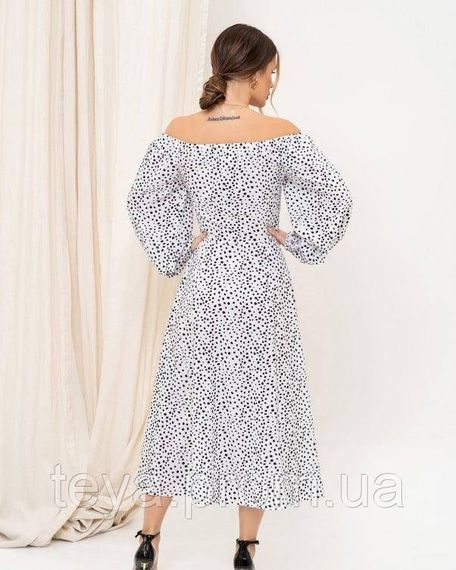 Плаття для жінок колір білий розмір S FI_007659 | Зображення 2