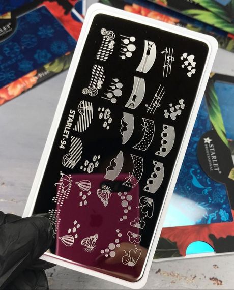 Пластина 94 для стемпинга Starlet Professional (12х6см)