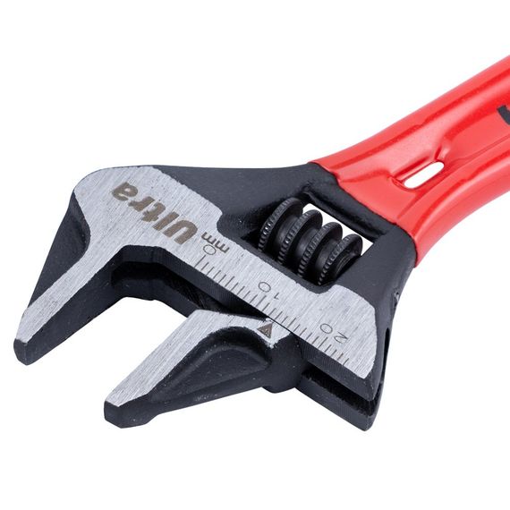 Ключ розвідний Ultra з тонкими губками укорочений 120 мм 0-24 мм CrV (4100212) | Зображення 4