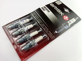 Свічка запалювання BRISK YTTRIUM DR15YC1 (Lanos 1.6) к-т, Чехія (DR15YC1.4B)