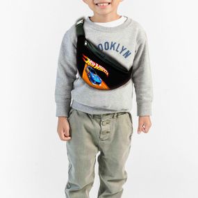 Сумка-бананка детская Хот Вилс "Hot Wheels" с принтом ,32х15см,сумка для мальчика  через плечо (00156)
