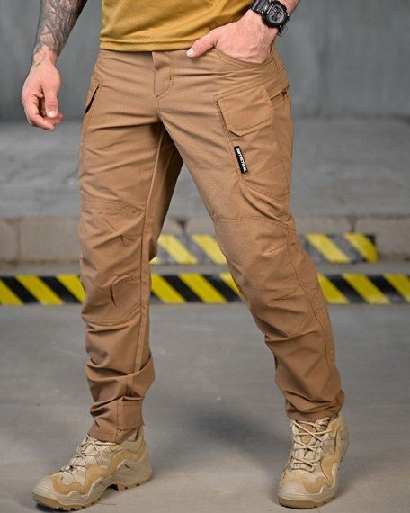 Літні еластичні тактичні штани tarzan coyot ПП7747 | Зображення 1