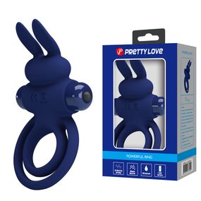 Ерекційне кільце з вібрацією PRETTY LOVE Powerful ring, 10 vibration functions