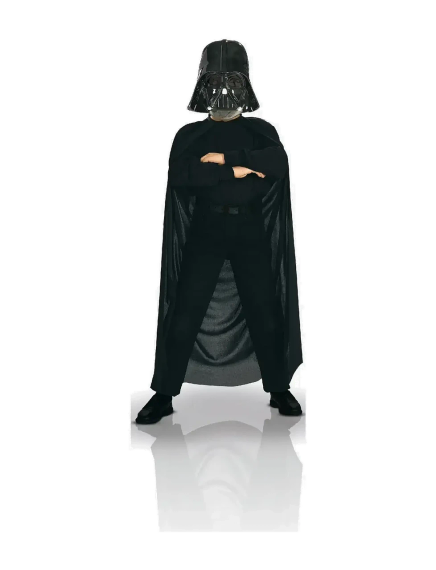 Маска и плащ набор Darth Vader, детский костюм Star Wars 4+ Дарт Вейдер Звездные Войны для Хэллоуина карнавала | Зображення 3