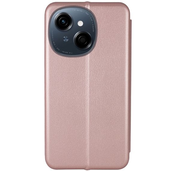 Шкіряний чохол-книжка Classy для TECNO Spark Go 1 (KL4) Rose Gold | Зображення 1