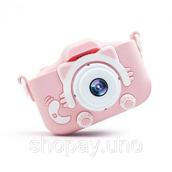 Противоударный цифровой детский фотоаппарат игрушка, видеокамера Котик Smart Kids Camera 3 Series | Зображення 4