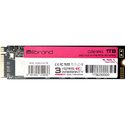 Накопичувач SSD M.2 2280 1TB Mibrand (MIM.2SSD/CA1TB) (MIM.2SSD/CA1TB)
