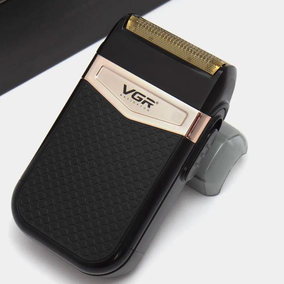 Електробритва акумуляторна для сухого та вологого бриття, V-331 / Потужний шейвер бритва / Тример для стрижки бороди | Зображення 1