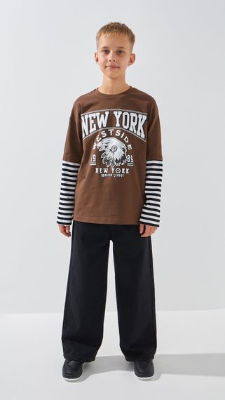 Джинси однотонні для хлопчика MOYABERLA 25602 152 см Чорний shop (2000999172793)