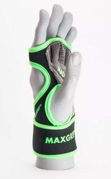 Рукавички для фітнесу MadMax MFG-303 MAXGRIP neoprene wraps Black/Grey L/XL | Зображення 2