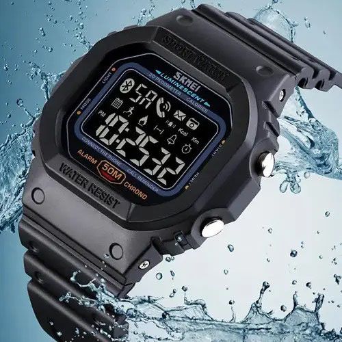 Годинник наручний чоловічий FX-125 SKMEI 1629BK | Зображення 4