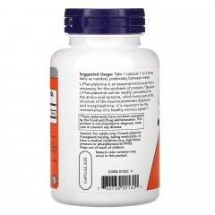 NOW L-PHENYLALANINE / L-ФЕНИЛАЛАНИН 500мг в капсулах №120 | Зображення 1