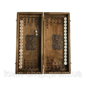 Нарды деревянные ручной работы Backgammon 2 NR– 4540, 16 светлых, 16 темных