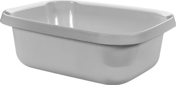 Миска пластикова прямокутна Curver Essentials 9 л сіра для прання та прибирання 01728