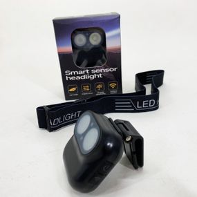 Фонарь налобный для строителя W809-2XTE Motion Sensor, Налобный фонарик для головы PH-14