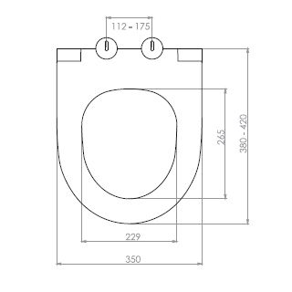 Сидіння для унитаза NKP Neva з кришкою і функцією мікроліфта 0407 | Зображення 1