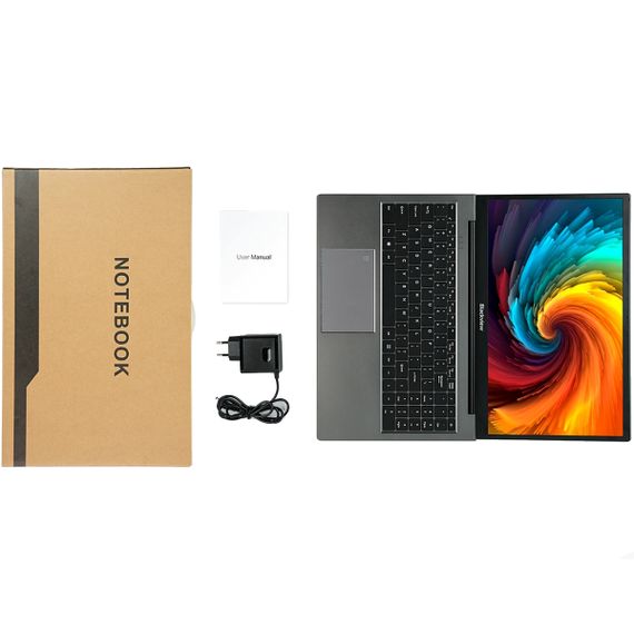 Blackview AceBook 8 15.6"FHD IPS 60Hz/N97/16/512/Intel UHD/Type-C/FP/Win 11 Home/UA Key/Gray | Зображення 4