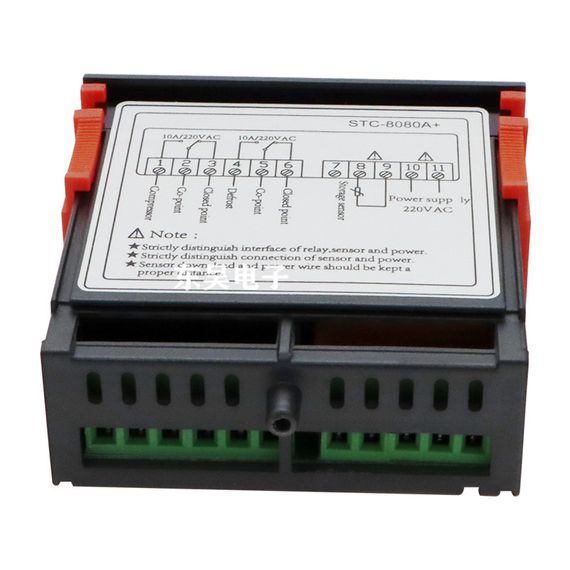 Терморегулятор - термостат, STC-8080A+, 220V | Зображення 3