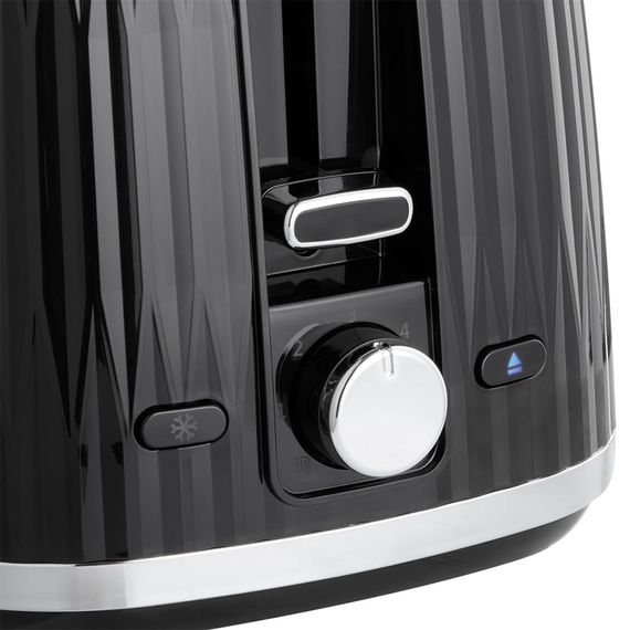 Тостер Russell Hobbs Eden 800Вт, пластик, підігрів, розморожування, чорний (27371-56) | Зображення 2