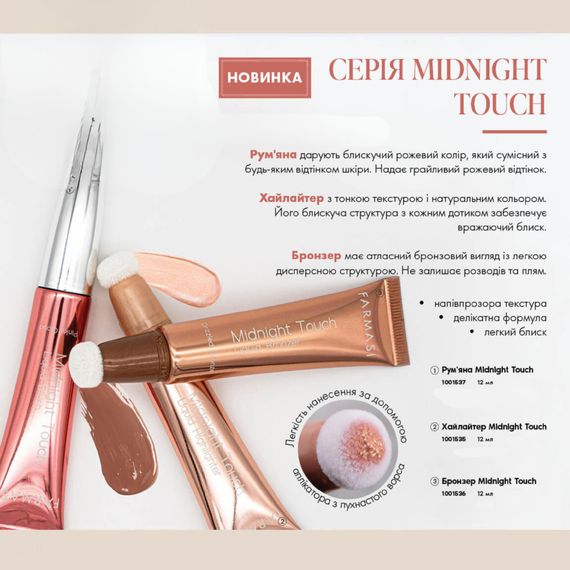 Рум'яна Midnight Touch Farmasi 12 мл | Зображення 2