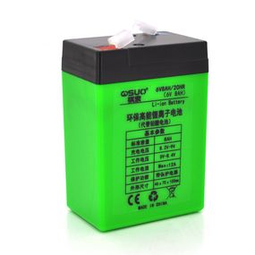 Аккумуляторная батарея литиевая QiSuo 6V 8A элементами Li-ion 18650 (70x46x100)
