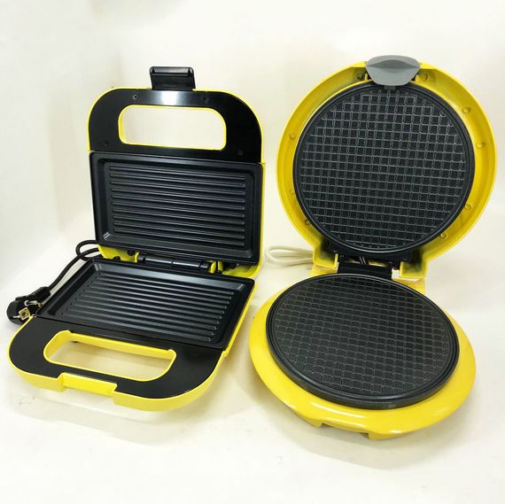 Набор дизайнерской линейки Magio: Вафельница Magio MG-397 + Бутербродница QV-558 MAGIO MG-374 | Зображення 2