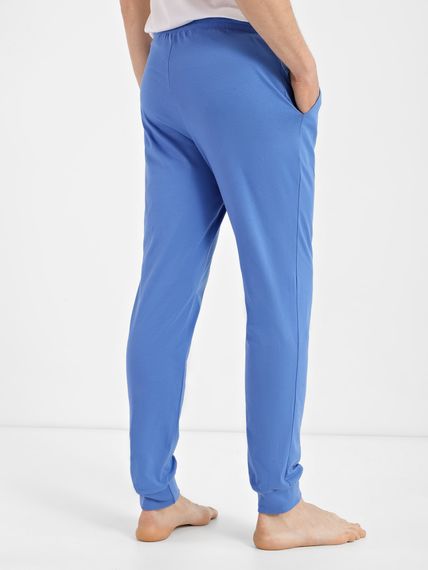 Штани для чоловіків домашні блакитні, 2XL | Зображення 1