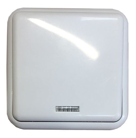 Выключатель наружной установки 1-кл. с подсветкой белый IP20 Lemur Ny95000978 | Зображення 2