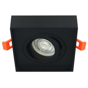 Світильник вбудований Luxel GU5.3 IP20 чорний DLD-02B