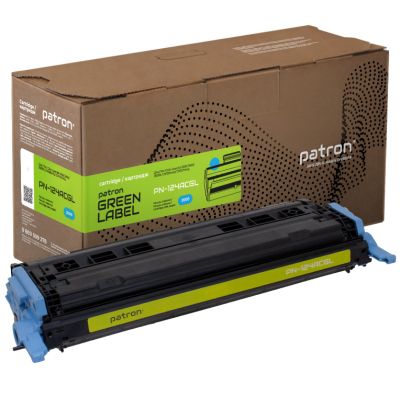 Картридж Patron HP 124A (Q6001A) cyan Green Label (PN-124ACGL)