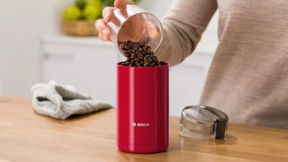 Кавомолка електрична Bosch TSM6A014R для зернової кави з потужним мотором | Зображення 3