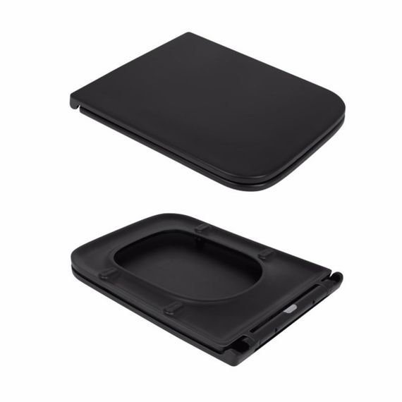 Унітаз підвісний Qtap Gemini безободковий з сидінням Soft-close QT2533076EUQMB | Зображення 7