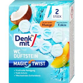 Denkmit WC освіжувач для унітазу Magic Twist Mango & Kokos 2шт