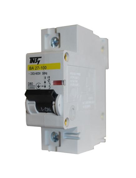 Автоматический выключатель ВА27-100 1Р 80А 10 кА х-ка D Ny95504882