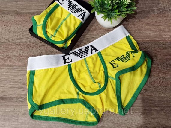 Мужские трусы 1 шт с надписью Армани размер М, мужские боксеры Армани, хлопковые трусы Армани Премиум качества 1, В коробке