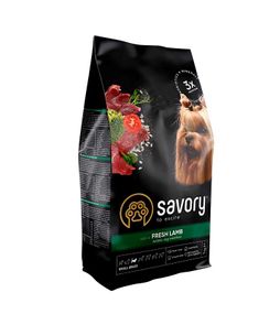 Корм Savory Small Breeds rich in Fresh Lamb сухий зі свіжим ягнятком для собак малих порід 1 кг