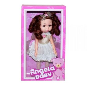 Уцінка. Лялька "Angela Baby" (в білому) - Пошкоджена упаковка